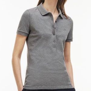 Lacoste Slim Fit Polo Grey Size 44 Large